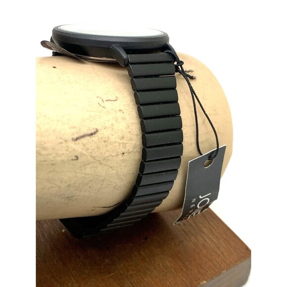 Jones Women's Watch 13944B-42-G02 Quartz Diamond Black Steel Rubber Band… - Picture 12 of 14